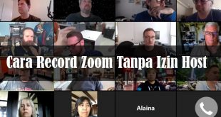 Cara Record Zoom di laptop Tanpa Izin Host