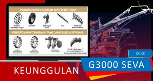 Keunggulan Traktor Sawah QUICK G3000 Zeva