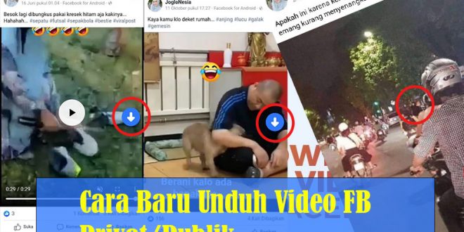 Cara Menyimpan Video Facebook Ke Galeri Tanpa Aplikasi Tambahan