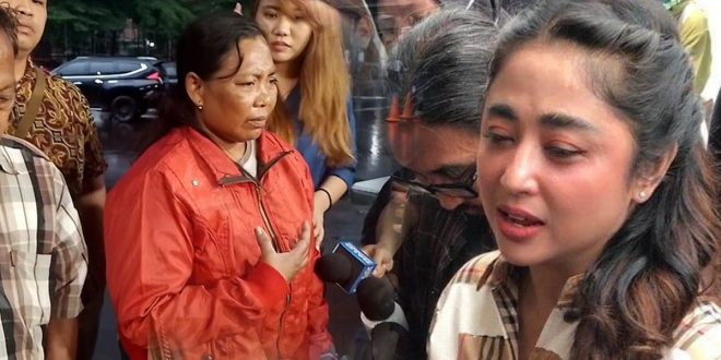 Penghina Dewi Perssik Menangis Setelah Ditetapkan Jadi Tersangka