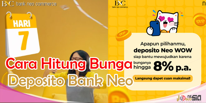 cara menghitung bunga deposito bank neo