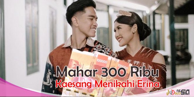 Ini Makna Mahar 300 Ribu di Acara Pernikahan Kaesang dan Erina