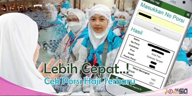 Anti Ribet! Begini Cara Cek Porsi Haji Melalui Hp Android Versi Baru