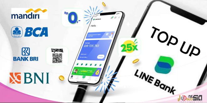 Cara Transfer Ke Line Bank dan Kode Bank Hana