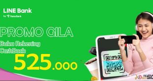 Promo Line Bank Semakin Menggila, Buka Rekening Cashback 525 Ribu
