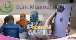 Tabungan Bank Muamalat berhadiah iPhone 14 Tanpa Diundi