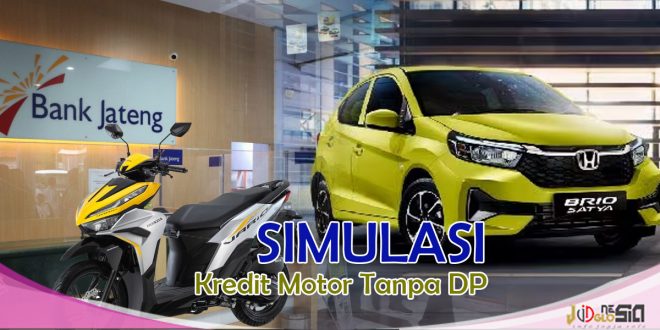 Kredit Motor Tanpa DP Bank Jateng Tenor 7 Tahun