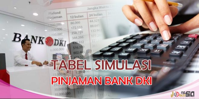 Tabel Simulasi Pinjaman Bank DKI Kredit Multi Guna