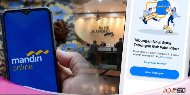 Daftar Online Bank Mandiri Dengan Setoran Awal 50 Ribu Saja