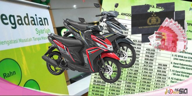 Tabel Angsuran Gadai BPKB Motor di Pegadaian Limit 100 Juta